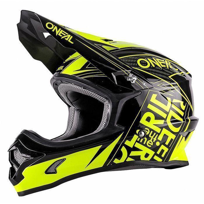 Шлем кросс ONEAL 3Series FUEL black/fluor