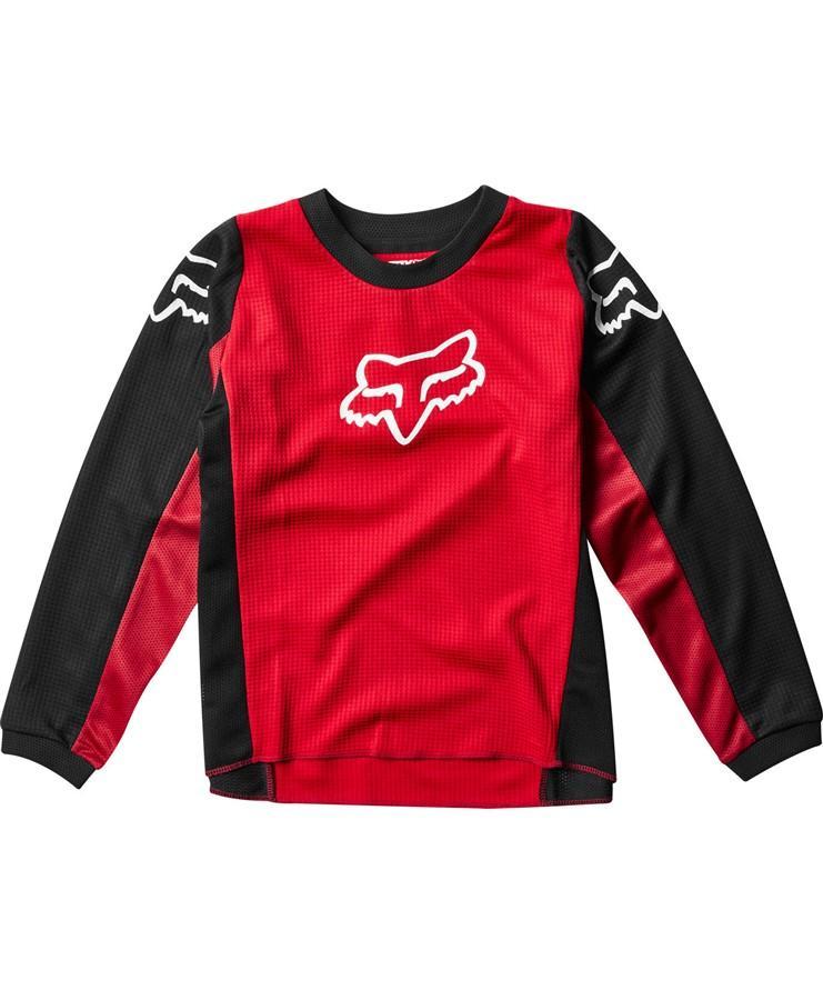 Мотоджерси детская Fox 180 Prix Kids Jersey Flame Red Мотоджерси детская Fox 180 Prix Kids Jersey Flame Red